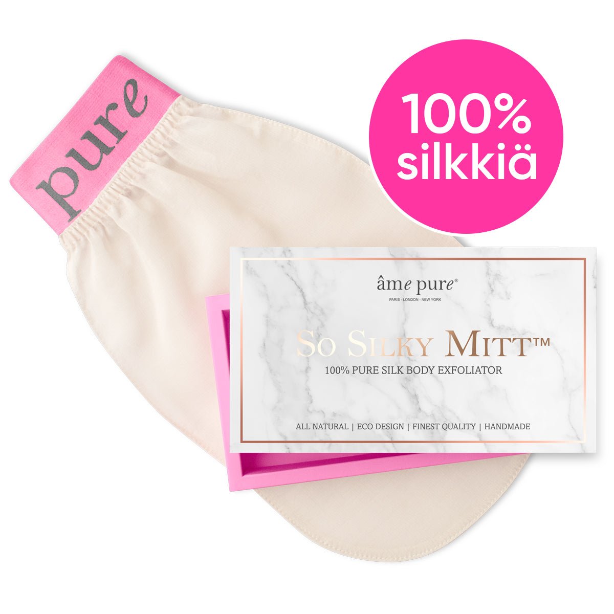 So Silky Mitt™️ | 100 % Silkkiä