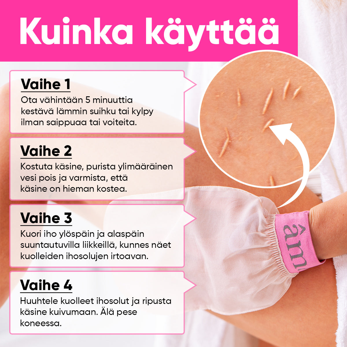 So Silky Mitt™️ | 100 % Silkkiä