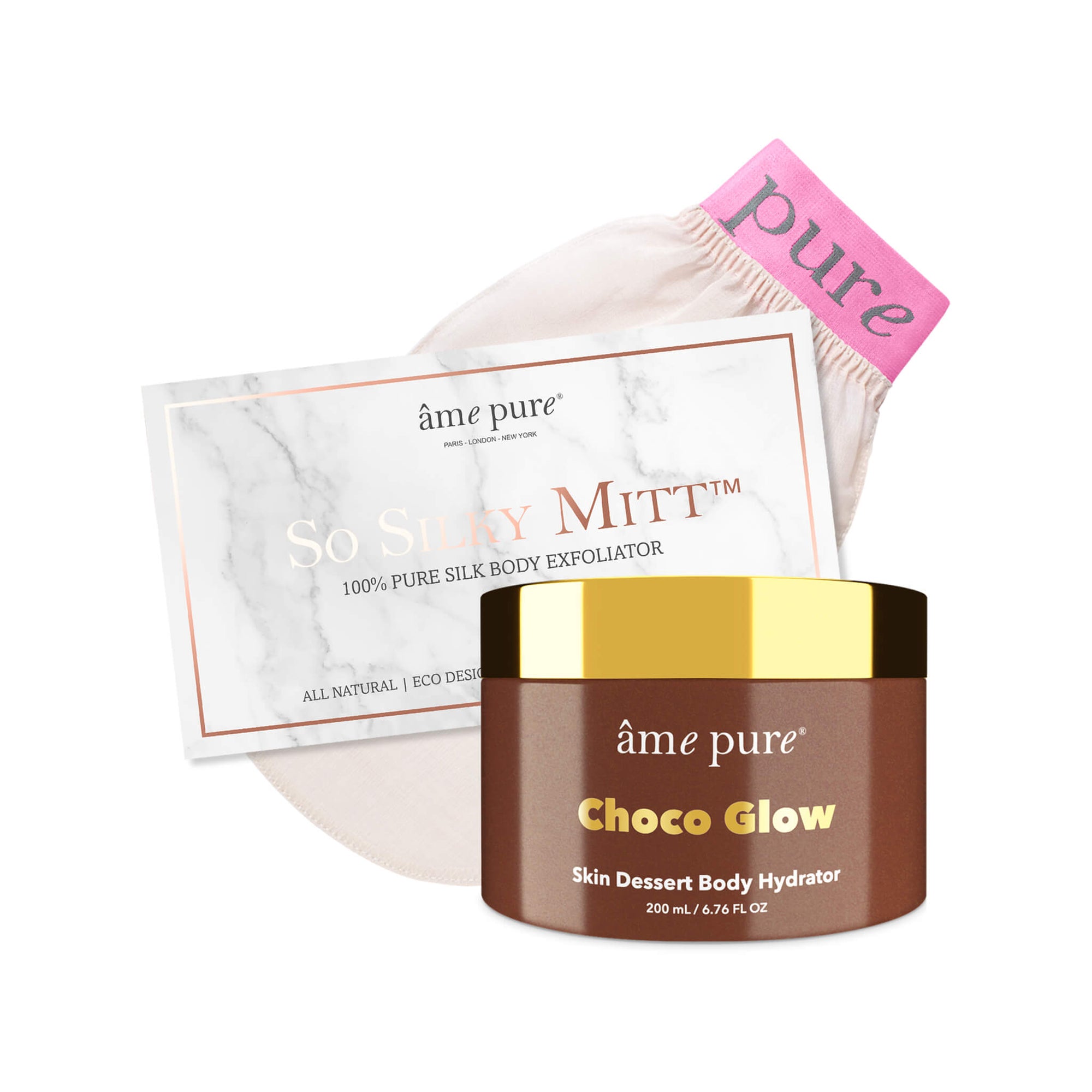 🎁 So Silky Mitt™️ + Choco Glow Body Yoghurt (100% off)