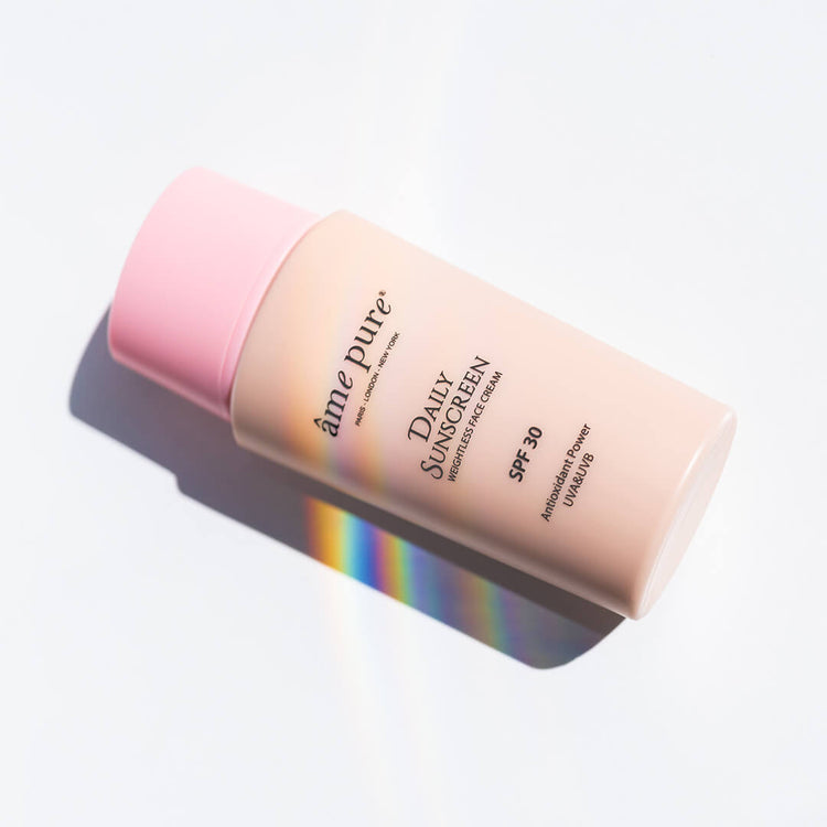 ame-pure Daily-Sunscreen Weightless-face-cream SPF30 Silky-smooth-formula Anti-Wrinkle-effect