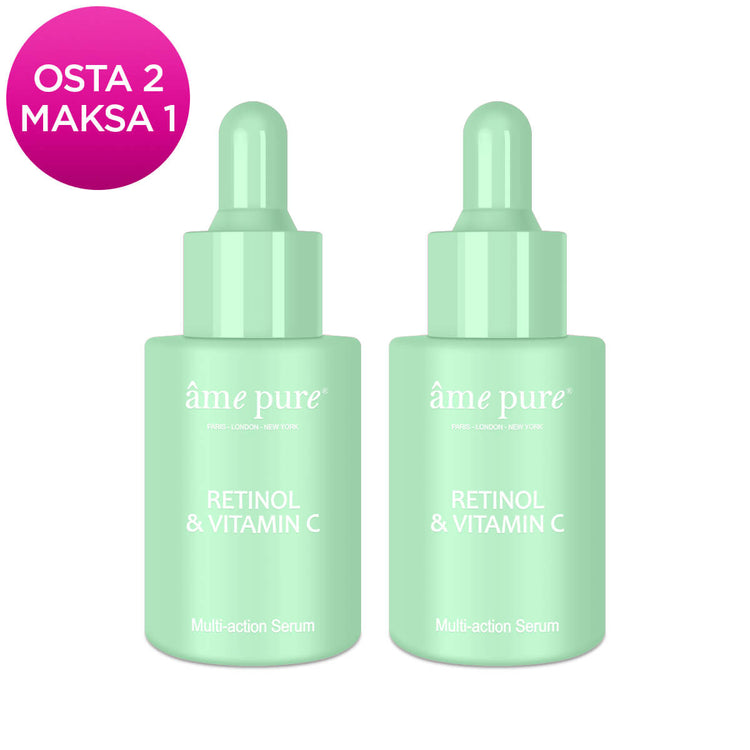 Retinol & Vitamin C Serum | Osta 2, maksa 1