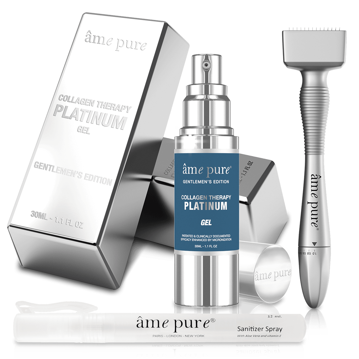 Adjustable Derma Stamp PLATINUM GENTLEMEN KIT
